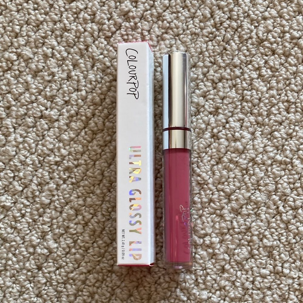 Colourpop Ultra Glossy Lip Pink Rosy Lipstick Like New with Box Full Size